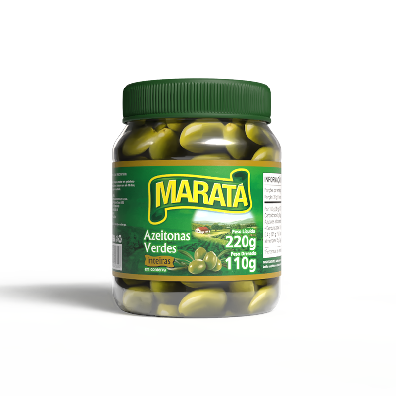 Azeitonas Verdes Inteiras c/ Caroço