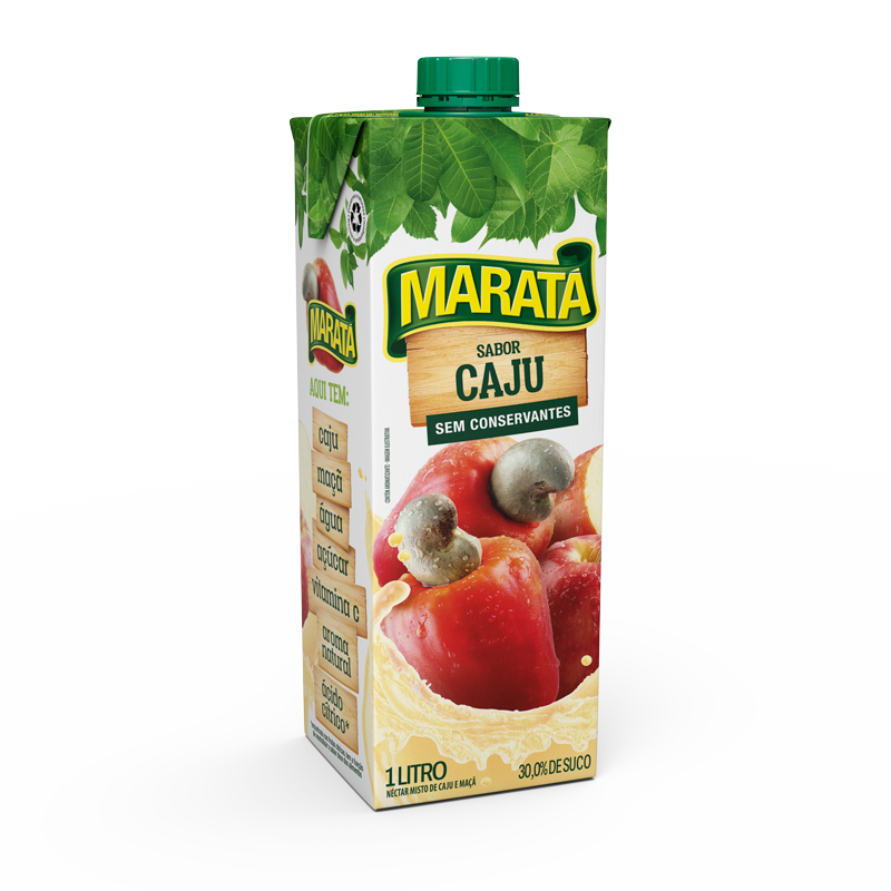 Néctar Sabor Caju e Maçã