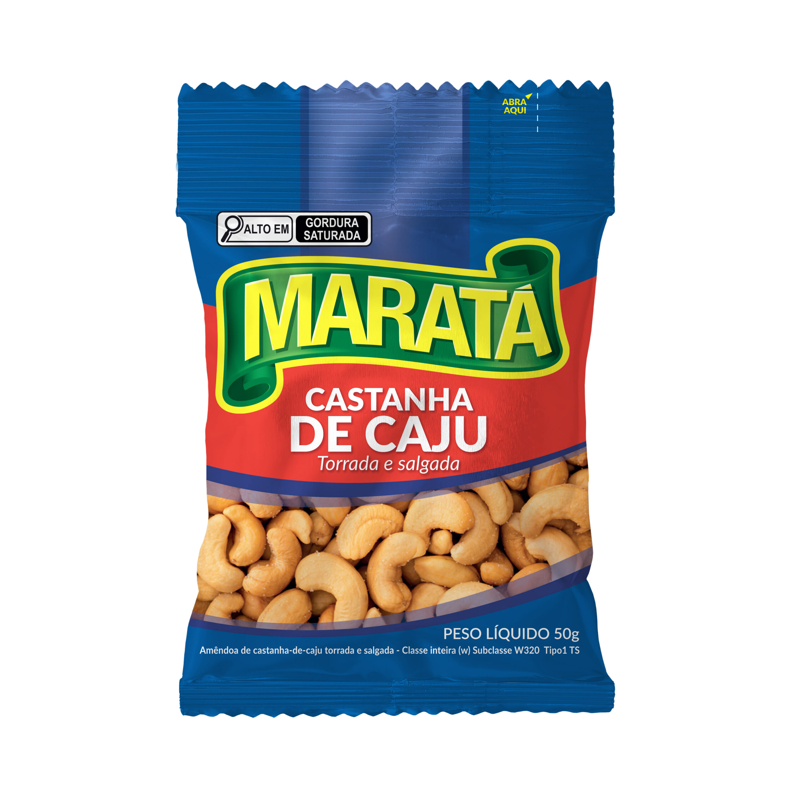 Castanha de Caju Torrada e Salgada