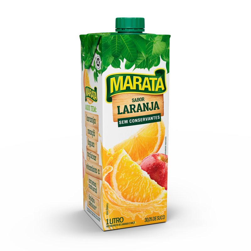 Néctar Sabor Laranja e Maçã