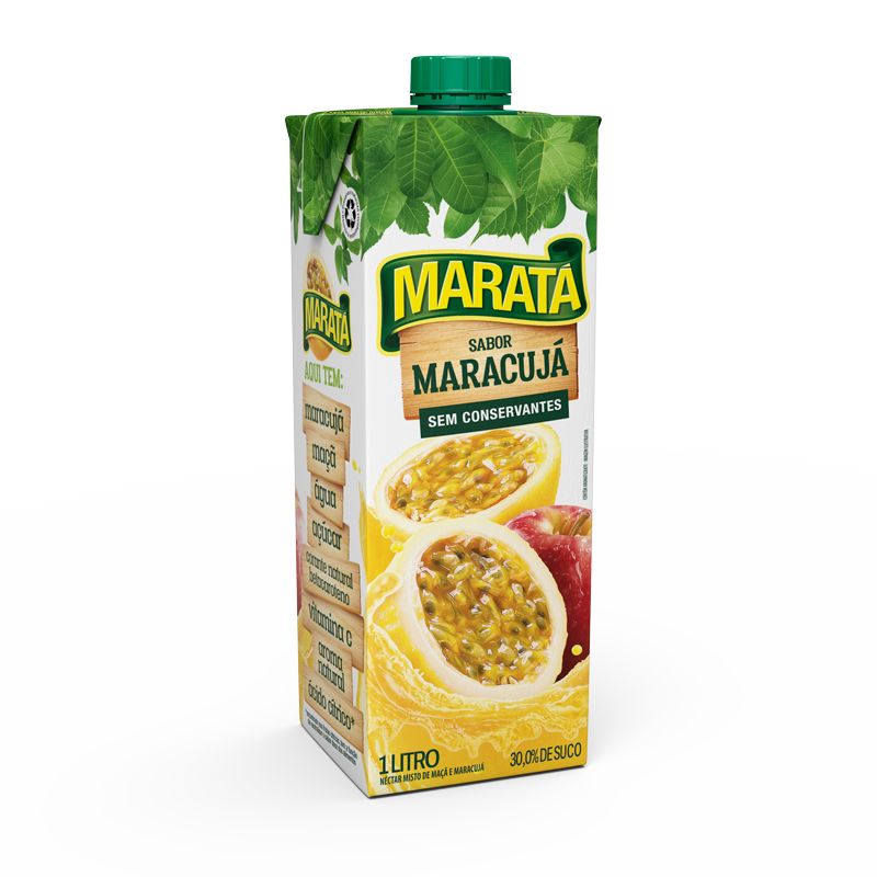Néctar Sabor Maracujá e Maçã