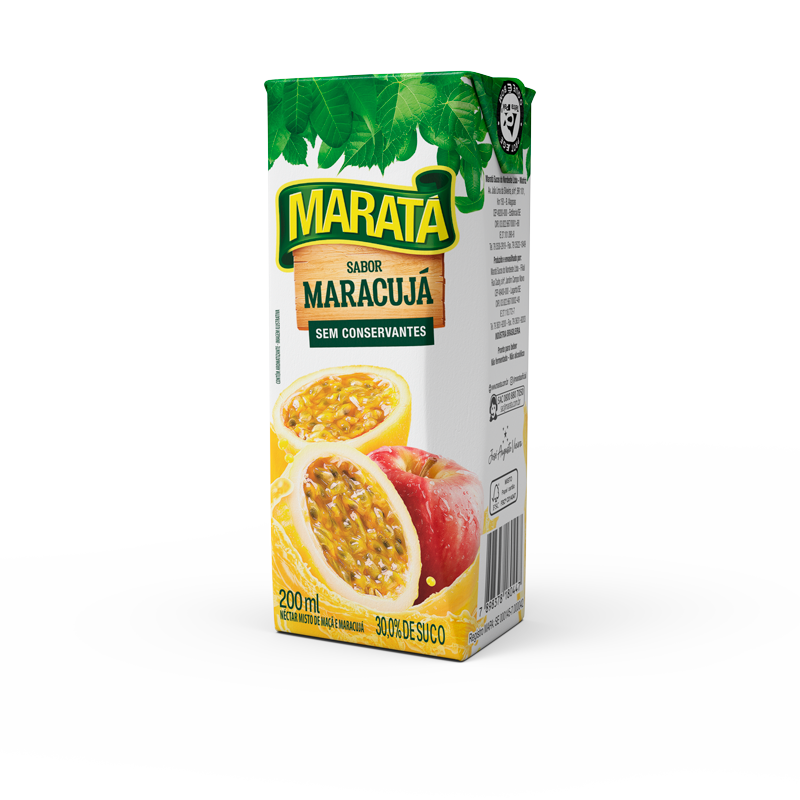 Néctar Sabor Maracujá e Maçã