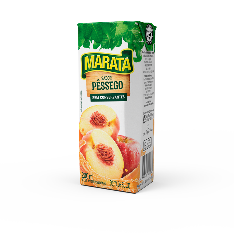 Néctar Sabor Pêssego e Maçã