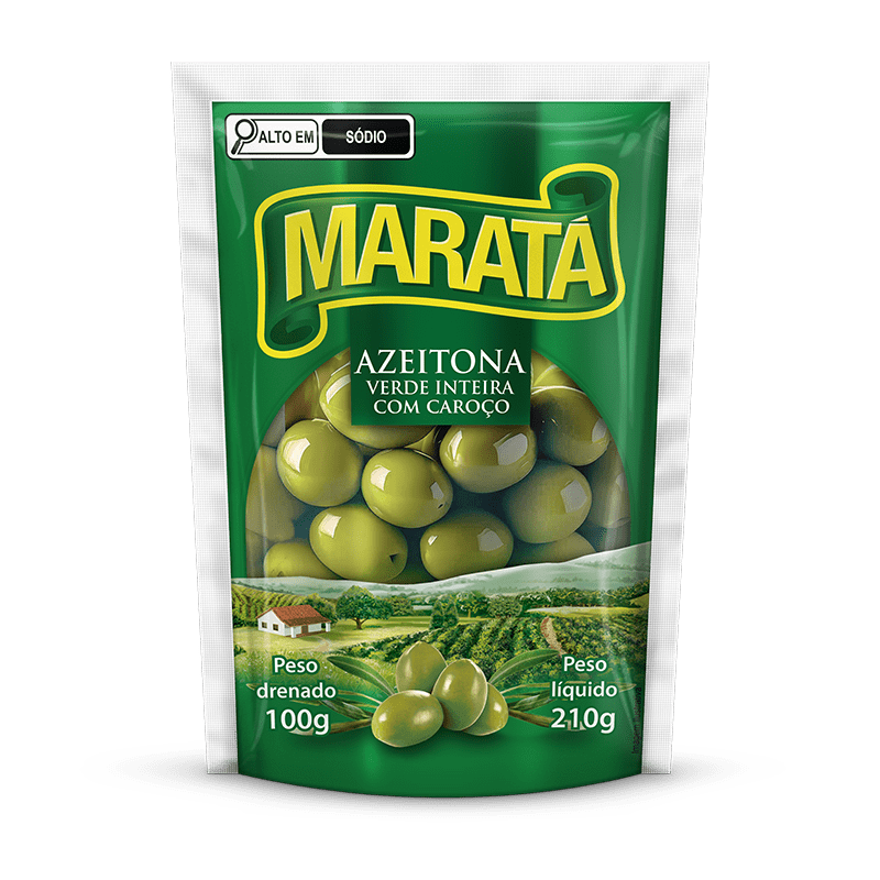 Azeitonas Verdes Inteiras c/ Caroço