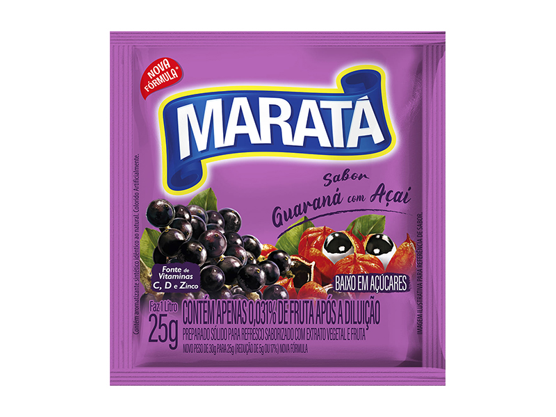 Refresco Sabor Guaraná com Açaí