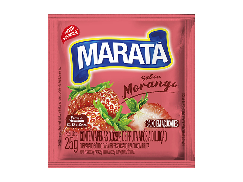 Refresco Sabor Morango