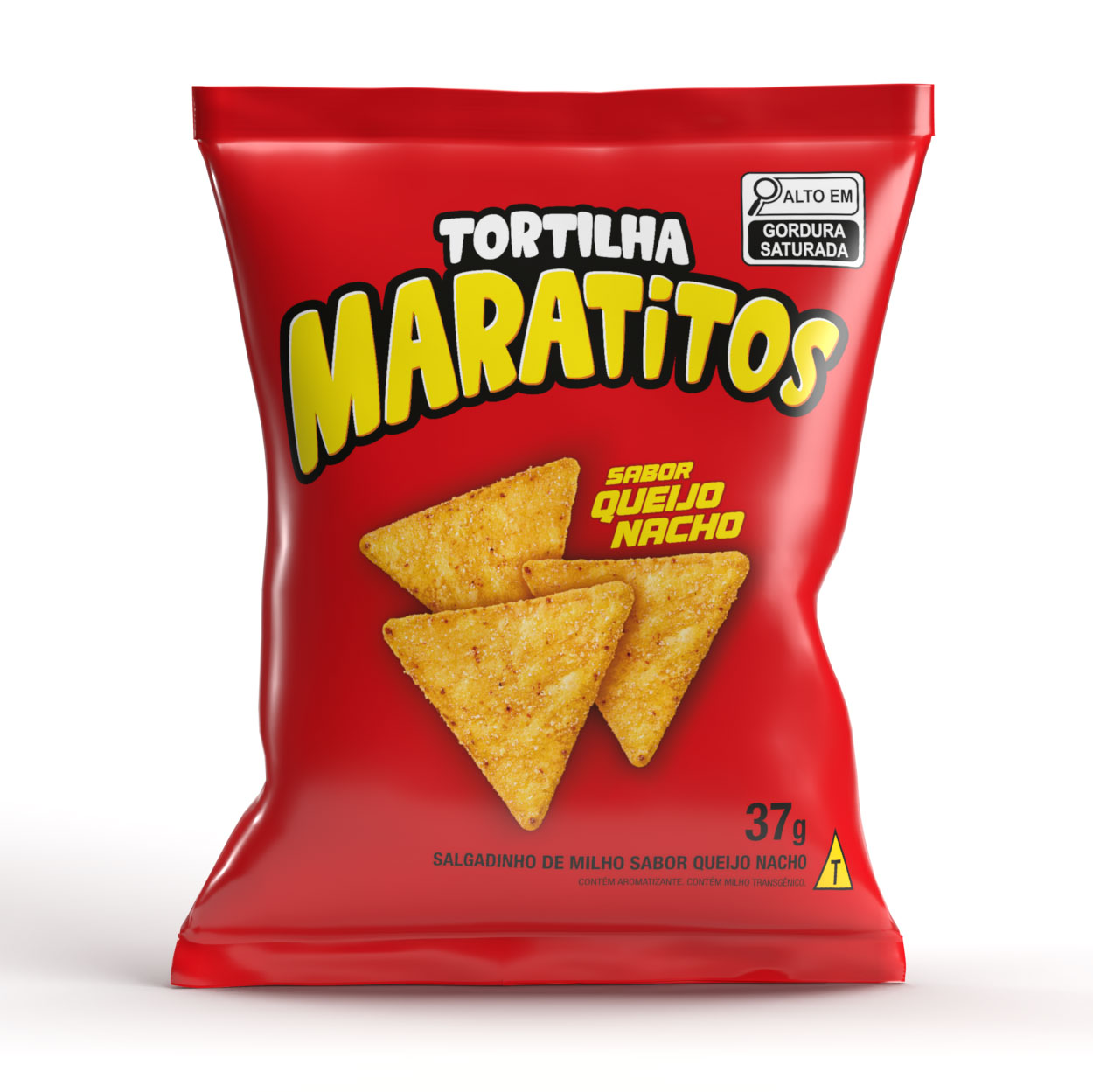 Tortilhas Sabor Queijo Nacho 37g