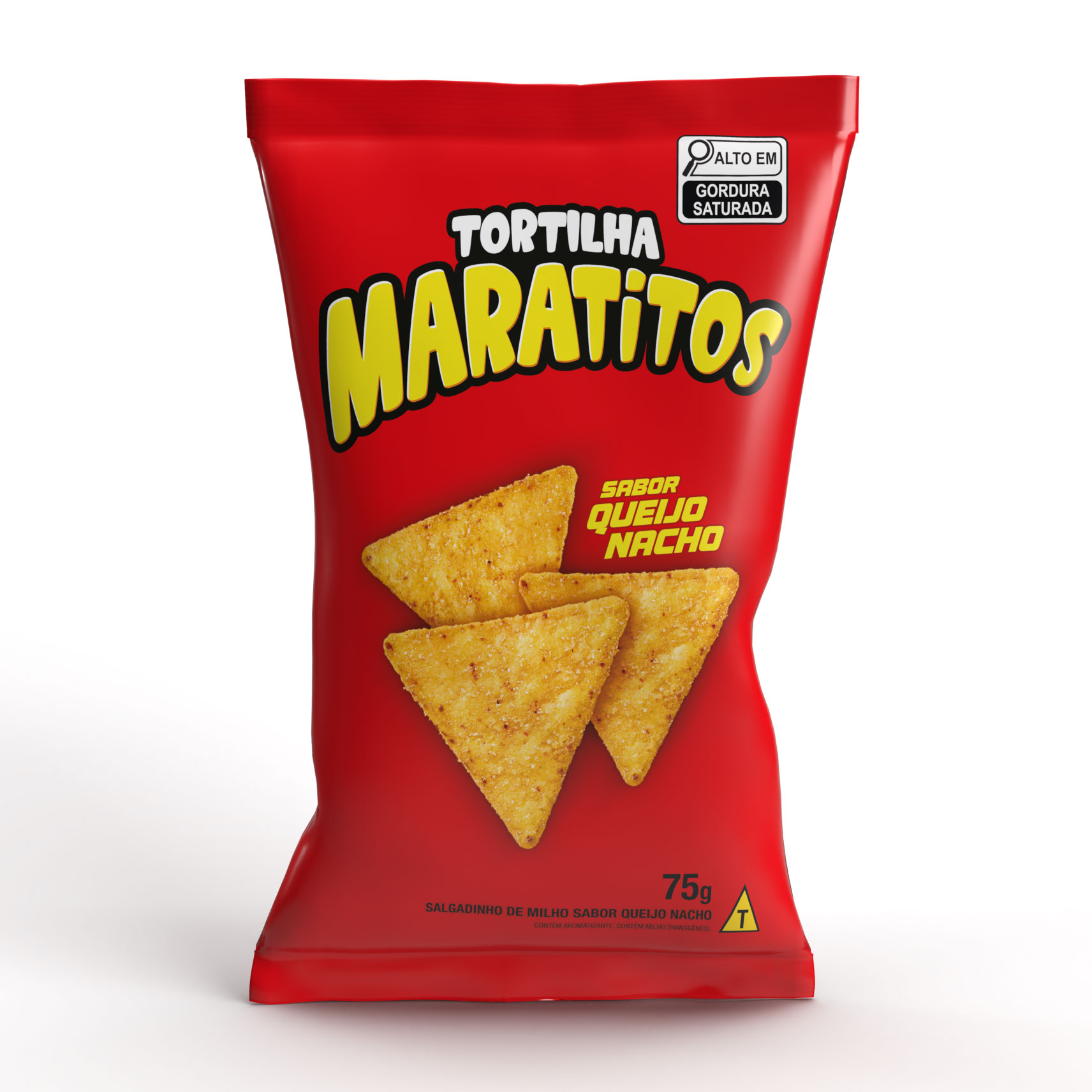 Tortilhas Sabor Queijo Nacho 75g