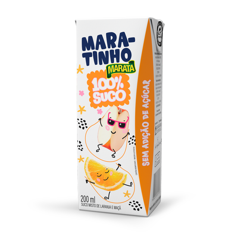 Suco100% Misto de Laranja com Maçã